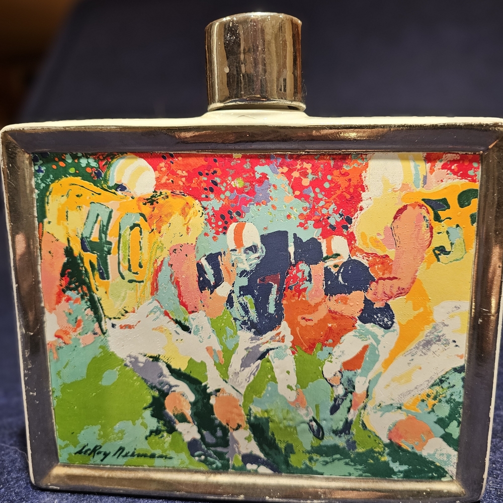 Vibrant Sports Art Flask